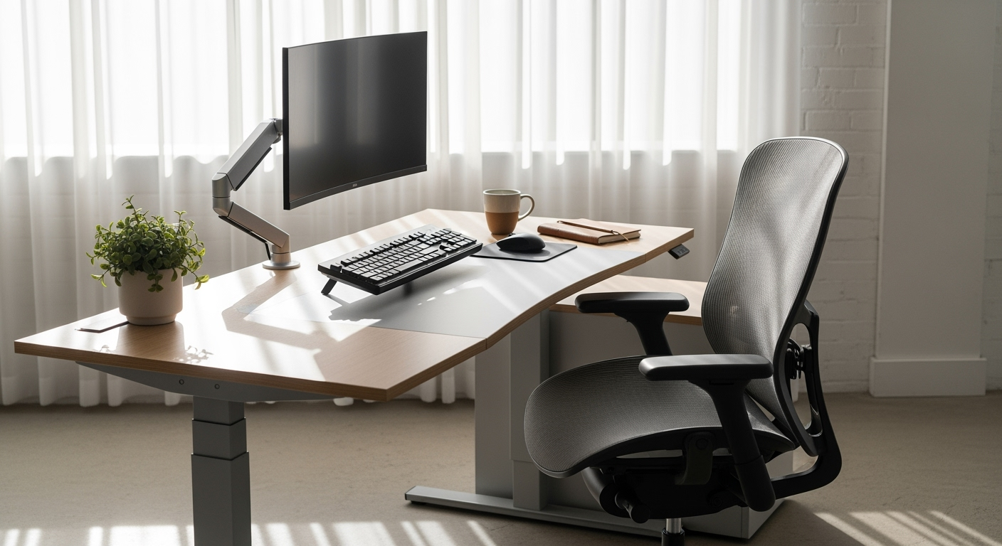 مزایای استفاده از میز کار ارگونومیک