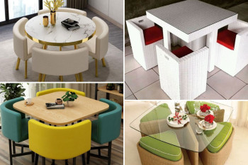 میز و صندلی‌های چندکاره مناسب فضاهای محدود